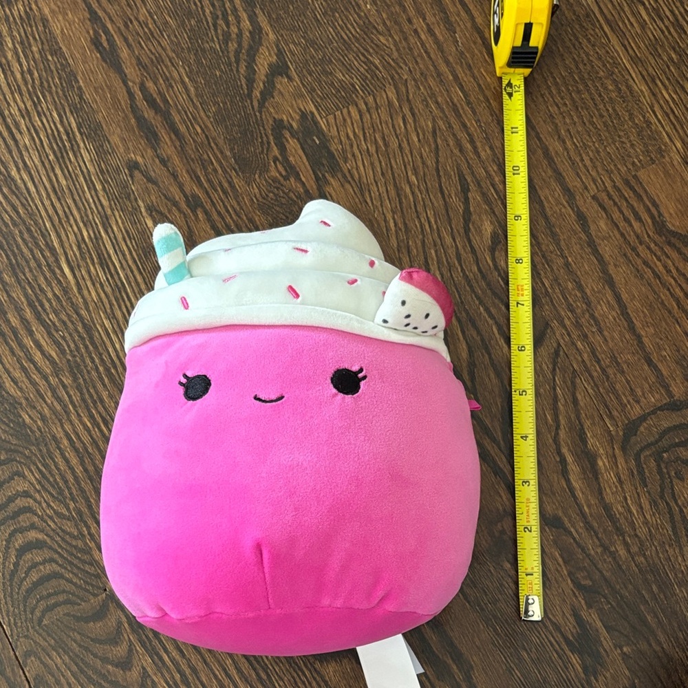 Pink and White Ice Cream Squishmallow